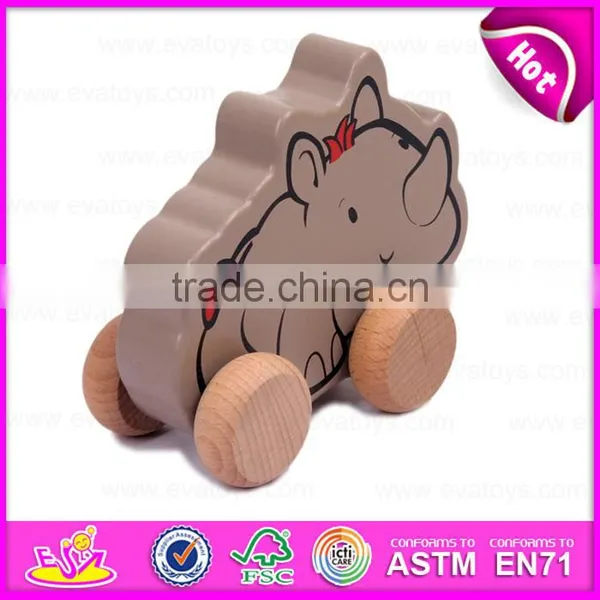 2015 Fashion Pull String Line Toy,Cartoon Children Wooden Pull and Push Toy,Top Quality Wooden Pull Toy With Promotions W05B078 photo-2