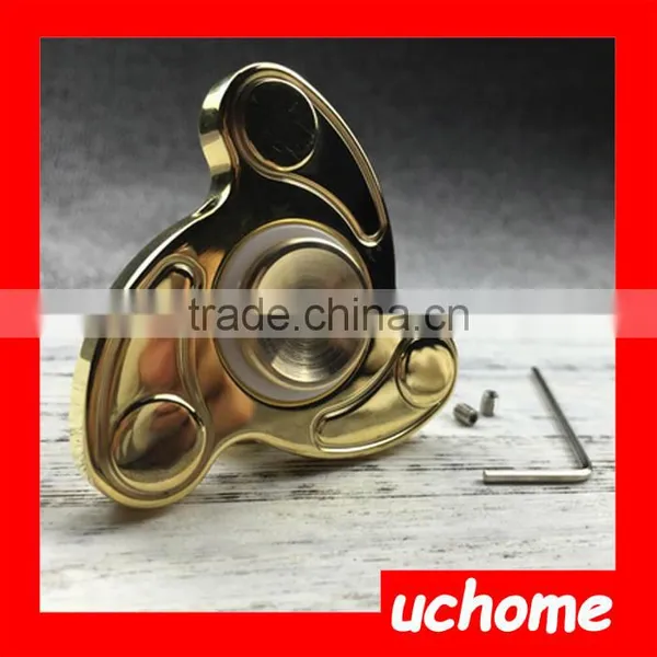 UCHOME Factory Directly Sale Hand Spinner Toys in Brass With 688 Ceramic Bearing photo-2