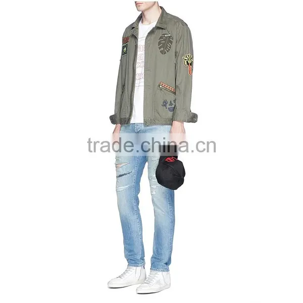 2017 Wholesale Summer Men's White T-shirt Fashion Prining Men's T-shirt Cotton Men's Clothing photo-2