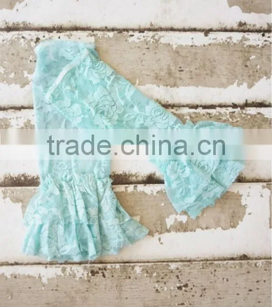 Baby Leg Warmer Lace Fabric Rose Pattern Legging Ruffles Clothing Wholesale photo-2