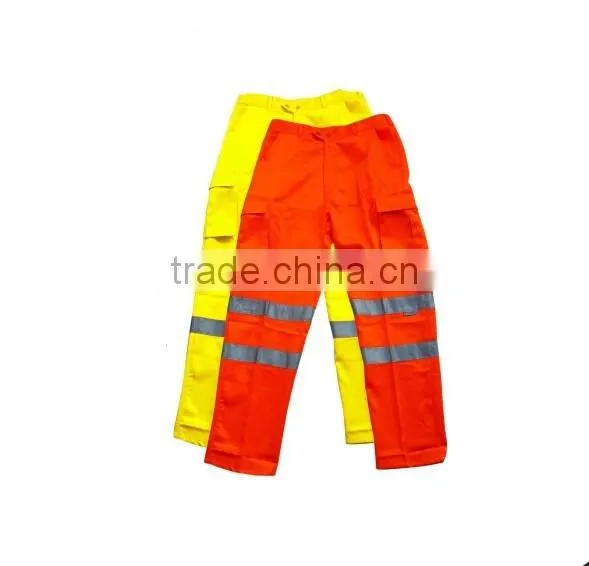 Men's Orange Hi Vis Trademark Trouser Pants photo-2