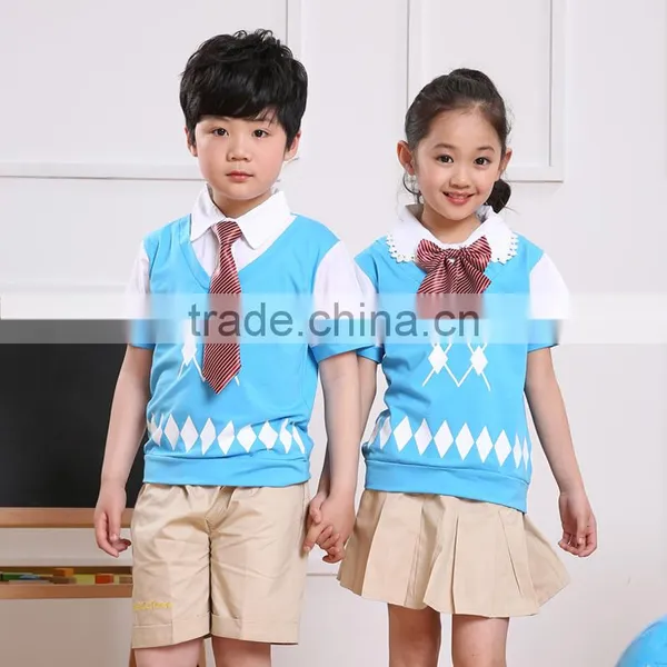 Kids Clothes Summer Short-sleeve Set Kindergarten School Uniform photo-2