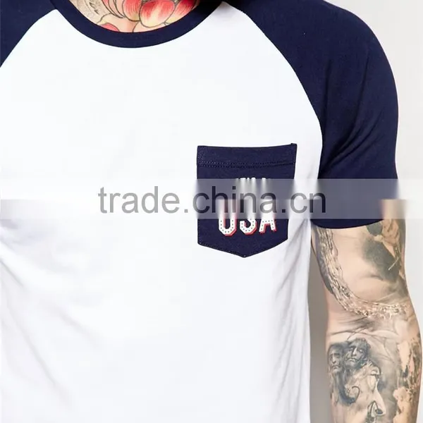 Guangzhou Shandao Summer Casual 160g 100% Cotton O-Neck Short Sleeve With Pocket T Shirts Manufacturers China photo-4