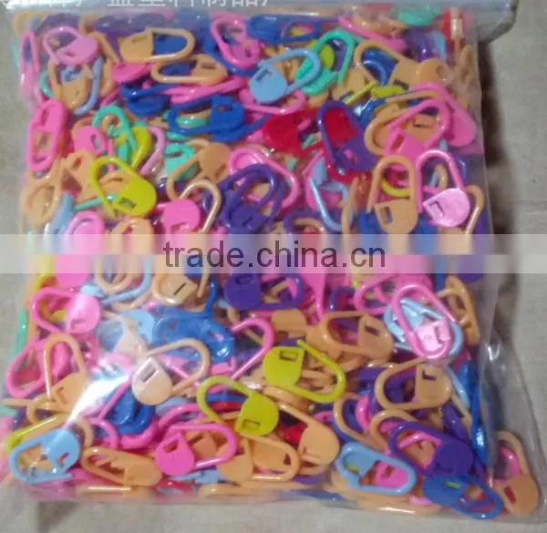 Plastic Safety Pin Knitting Crochet Locking Stitch Needle Clip photo-2