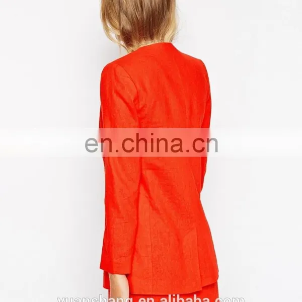 Design Bright Color Women Fashion Blazer 2015 Hot Sale photo-3