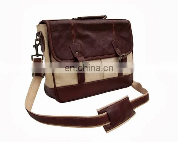 economic leather messenger bag