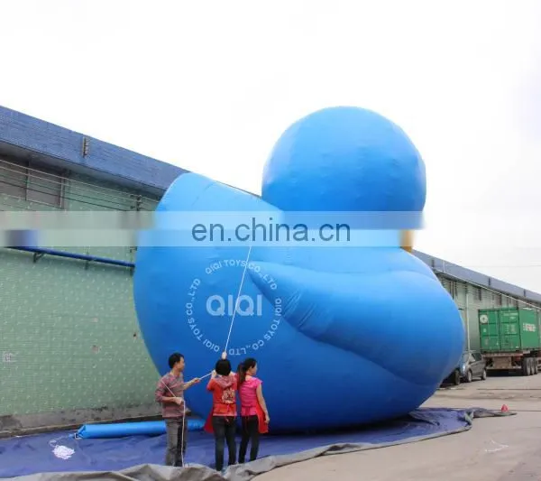 2014 Blue/yellowgiant Duck Swimming Ring Inflatable photo-5