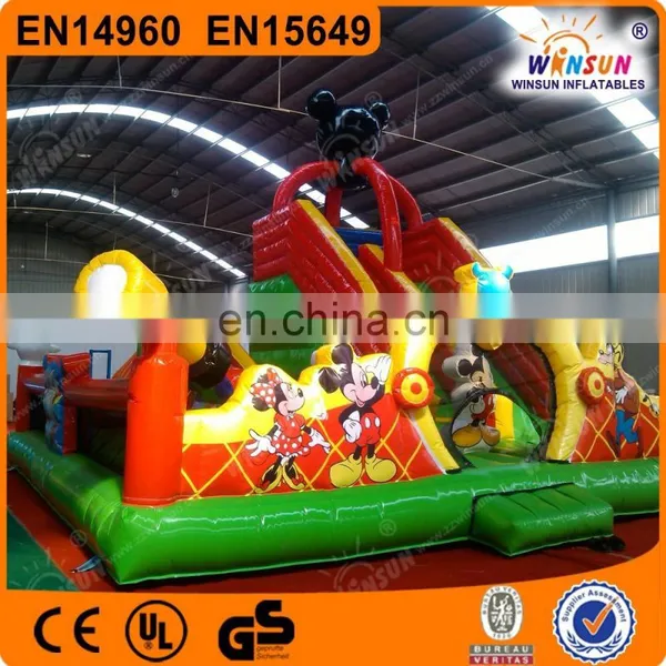 2015 Best Selling Inflatable Fun City Large for Rental