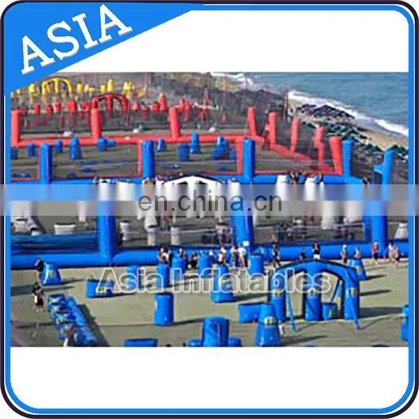 Inflatable Paintball Obstacles / Mobile Laser Tag For Outdoor Games photo-3