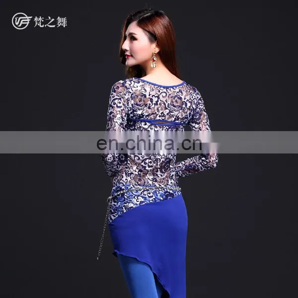 T-5107 Fashion Modern Style Hong Kong Women Belly Dance Cloth Set photo-3