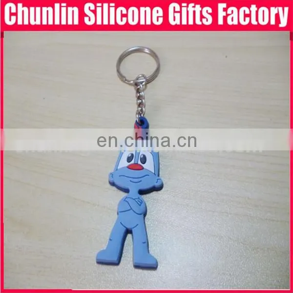 3d Silicone Cute Rubber Keychains photo-6