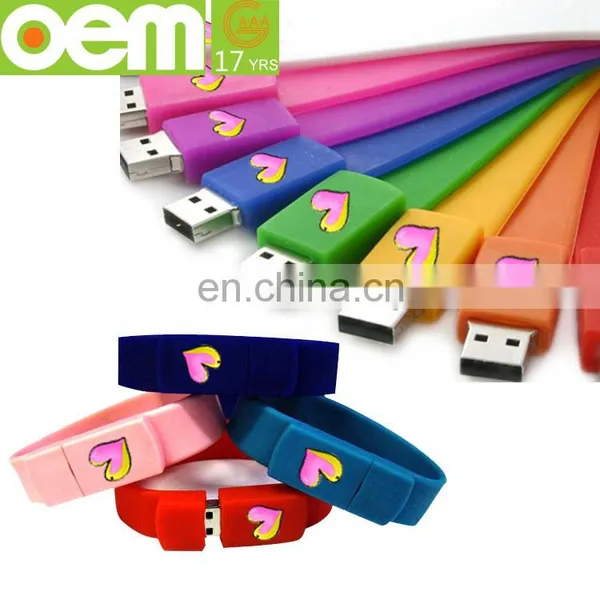 Fashion Custom Silicone Bracelet Usb Flash Drive photo-6