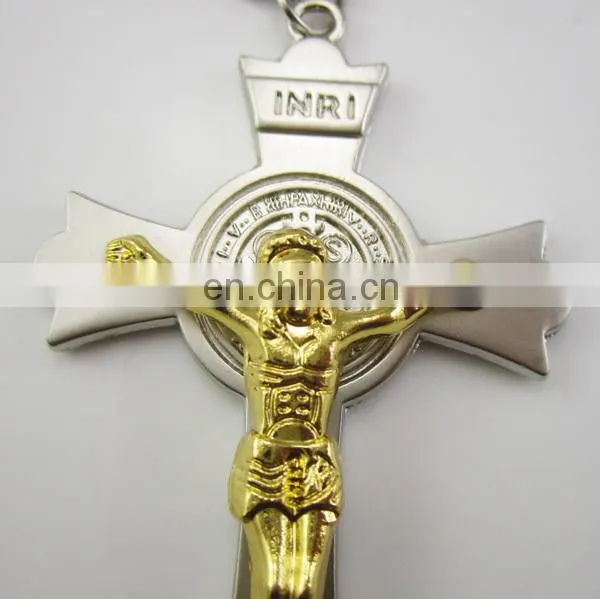 Catholic Saint Benedict Crucifix Cross Keyring Key Chain photo-4