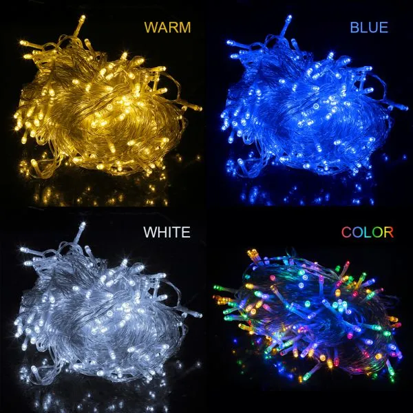 Quality LED Fairy String Light 30M 200LEDs 8 Modes Waterproof Outdoor Holiday Christmas Decoration Light photo-5