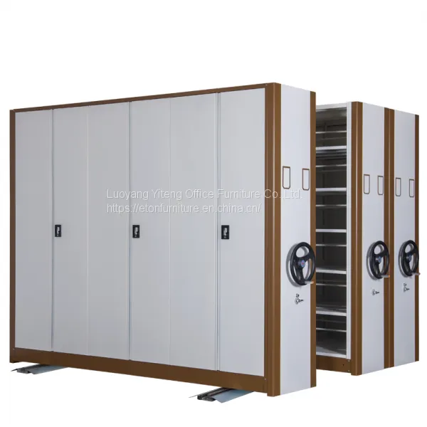 Elegant High Density Office Filing Cabinet Mechanical Mobile Shelving Storage System photo-5