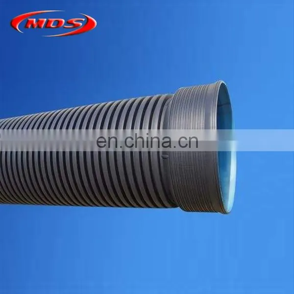 Underground Water Supply Large Diameter Plastic Corrugated Drainage Pipe 2500mm photo-5