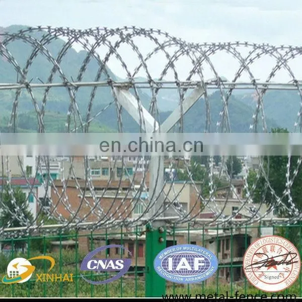 Low Price Galvanized Security Concertina Razor Blade Barbed Wire Single Razor photo-5