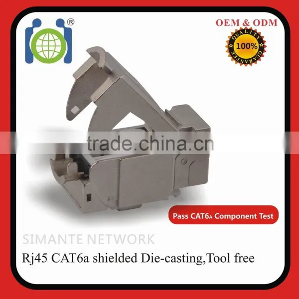 RJ 45 Keystone Jack Modul Cat.6a FTP 500 Mhz 10Gbit Vollgeschirmt photo-3
