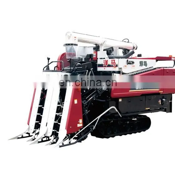Japanese YM AG600A Agriculture Combine Harvester Machine Rice Cutter YM Half-feed Rice Combine Harvester photo-3
