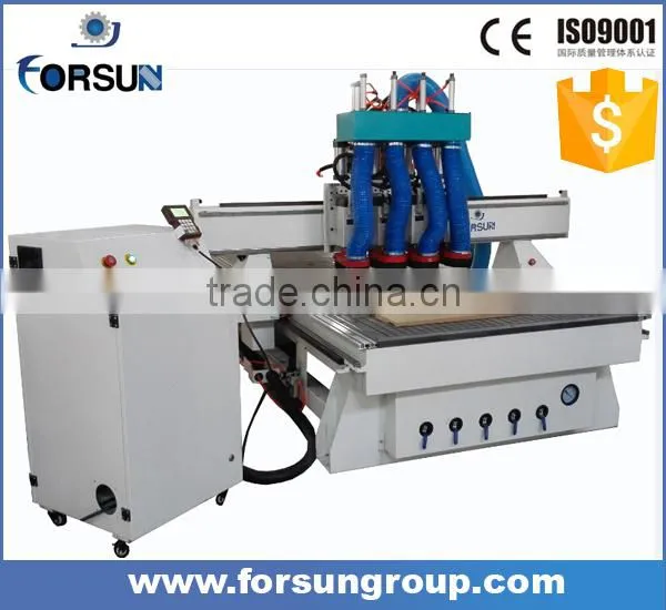 China Supplier Mdf Cutting Power Wood Cnc Router Multi Spindle Machine for Door Furniture photo-3