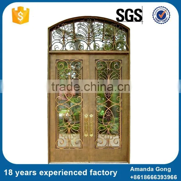 Promotional For Front Single Door Security Iron Gate Designs photo-4