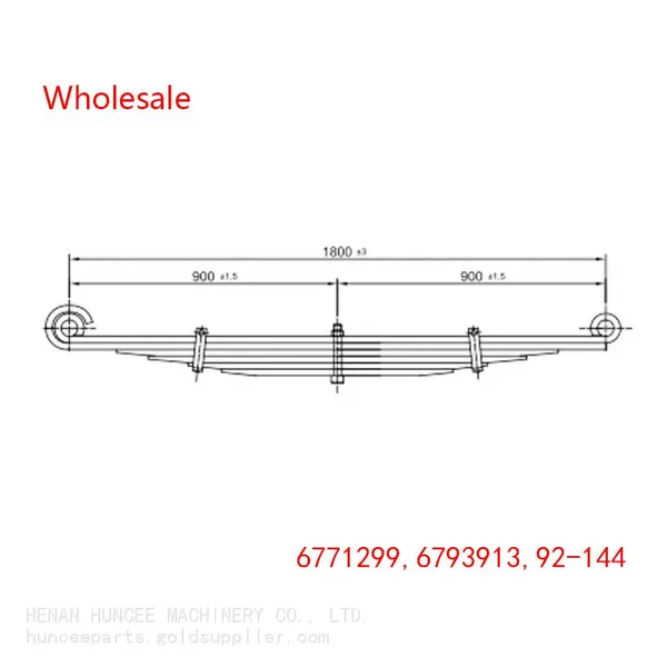 6771299, 6793913, 92-144 Heavy Duty Vehicle Front Wheel Spring Arm For Volvo photo-2