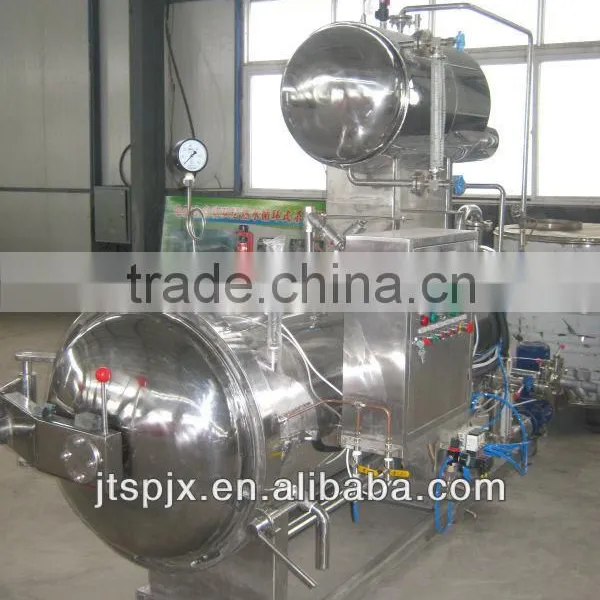 JT-PL suitable plastic bottle stainless steel automatic water spray steam heating automatic spray machine