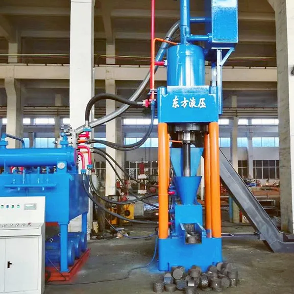Horizontal Briquetting Machine Large Steel Shavings Briquette Press Machine photo-3