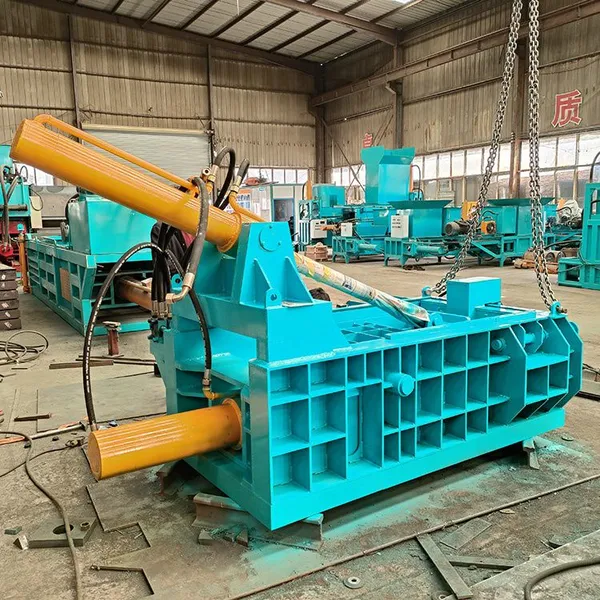 High Productivity Scrap Metal Baler Briquetting Machine With Pump for Aluminum Alloy Processing photo-6