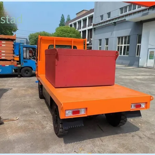 5-ton Electric Flatbed Truck for In-plant Use, Suitable for Warehouse Turnover and In-plant Material Transportation photo-4