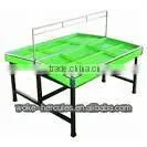 High Quality Supermarket Staniless Steel & Wooden Fruit and Vegetable Display Stands
