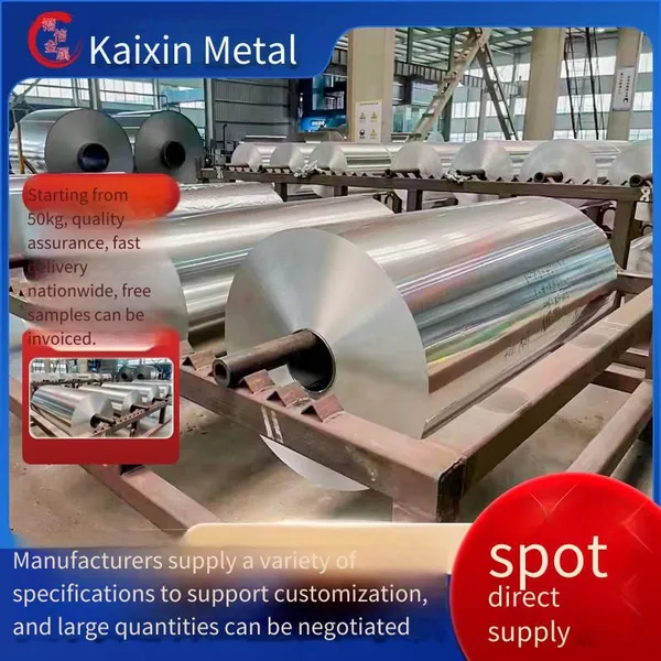 Kaixin Supplies 8011 Aluminum Foil, Soft Aluminum Foil, and Hard Aluminum Foil