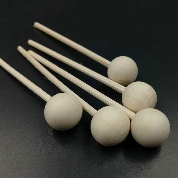 Customized Nature Thick Diameter Rattan Sticks OEM Diameter Wooden Ball for Reed Diffuser photo-3