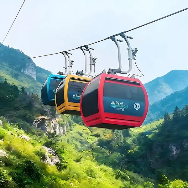 Funicular Ropeway and Passenger Cable Car for Hill Stations, Scenic Parks, and Urban Aerial Tramway Networks Amusement Park Cableway Cable Car