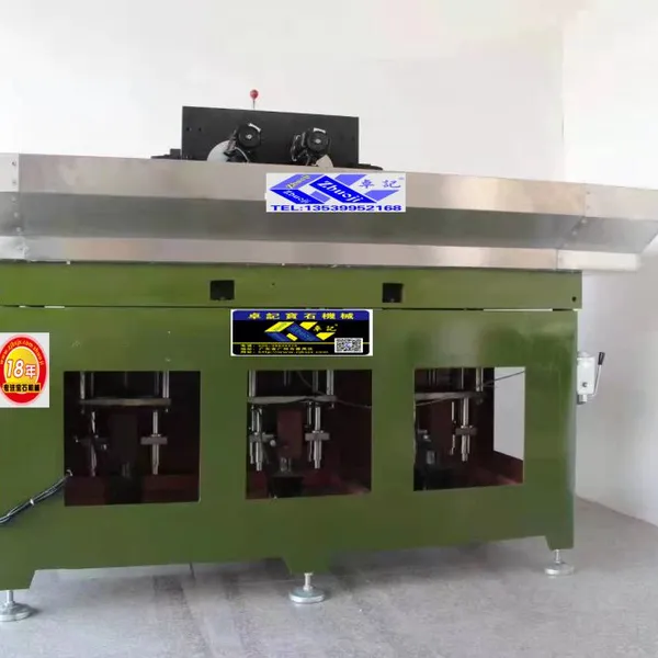 3-Station Glass Faceting Machine for K9 Crystal Chandelier Pendants