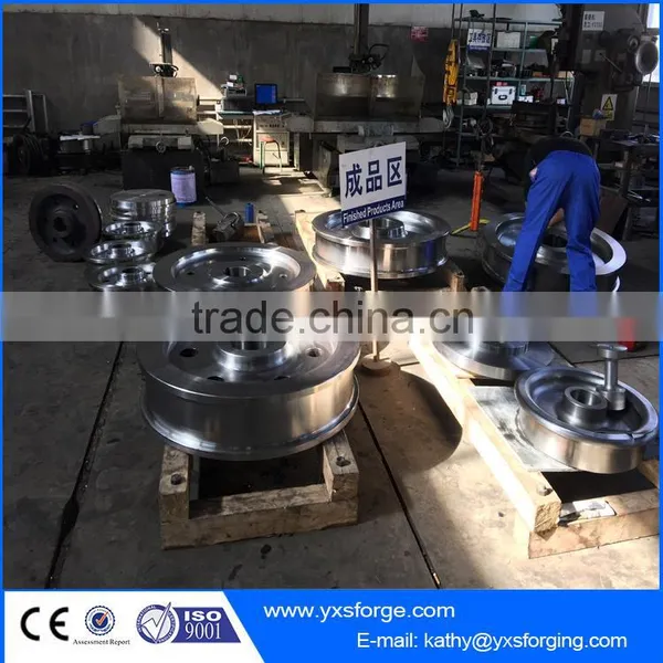 Hot Metal Ladle Car Wheels/torpedo Ladle Car Wheel/forging Wheel photo-2