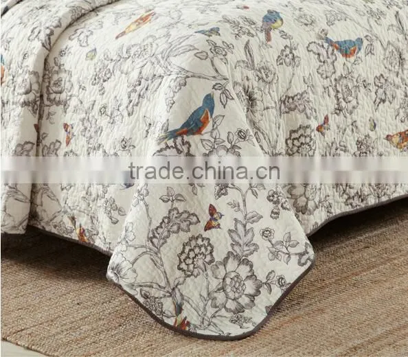 32X32S 66x62 100% COTTON WASHED QUILT photo-3