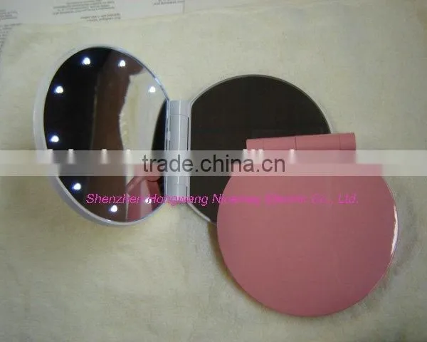 Hot Sall Plasitc Led Cosmetic Mirror photo-2