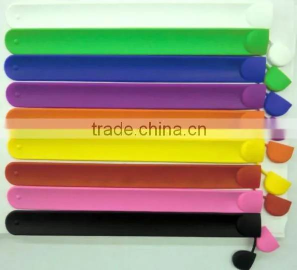 Colorful Eco-friendly Silicon Slap Bracelet Usb Thumb Drive Accept Paypal photo-2