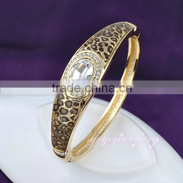 Charming Crystal Rose Gold Wholesale Expandable Bangle photo-3
