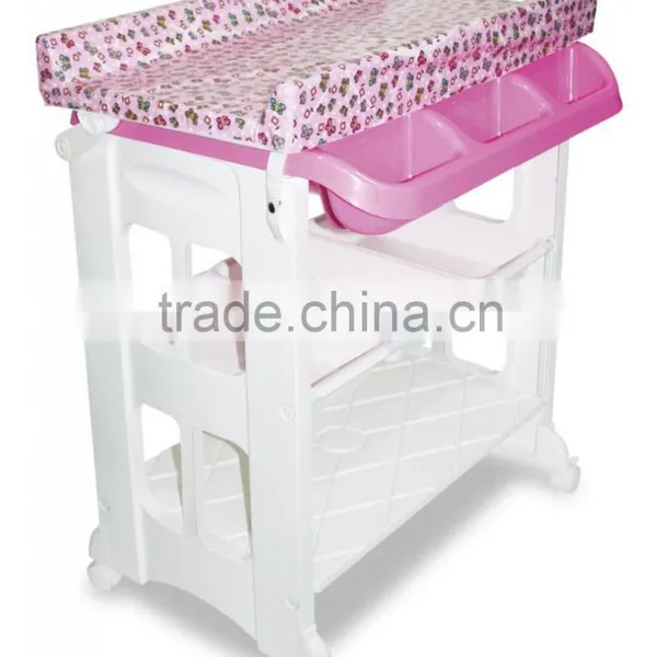 PM3319 New Design Eco-friendly Hotsale Baby Changing Station With Bthtub