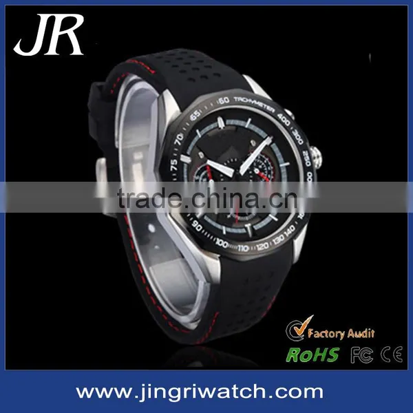 Top 10 Fashion Men Japan Movt Quartz Watch Stainless Steel Bezel Watch 10atm Silicone Strap Minimalist Watch photo-3
