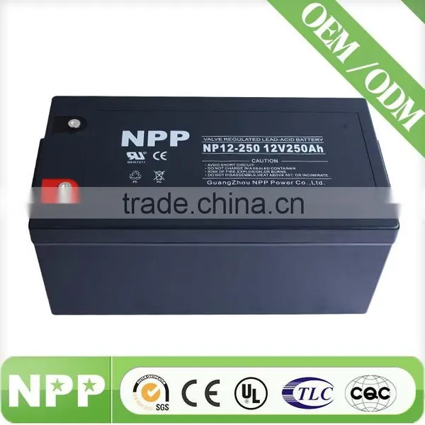 250AH Good Gel Battery Cheap Agm Deep Cycle 12v Ups Battery Battery photo-2