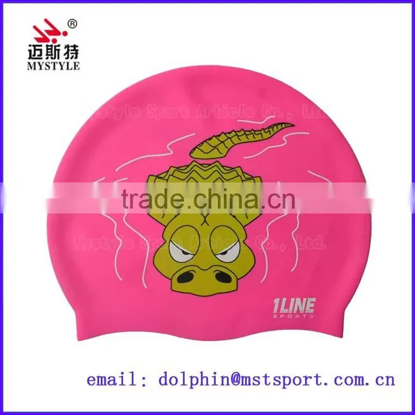 Eco-friendly Silicone Novelty Swimming Cap photo-2
