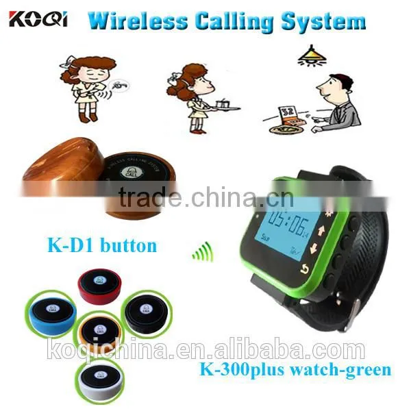 KOQI CE Approval Office Restaurant Wireless Communication Equipment Call Bell System