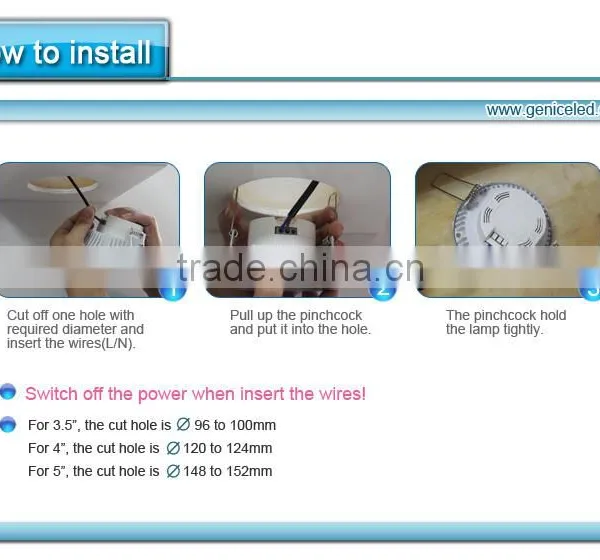 5inch LED Recessed Retrofit Downlight 16w 4000k 1300 Lumens photo-5