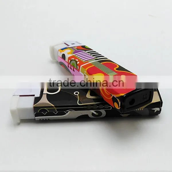 2016 Customized Sticker Refillable Plastic Electronic Lighter for Cigarette photo-4