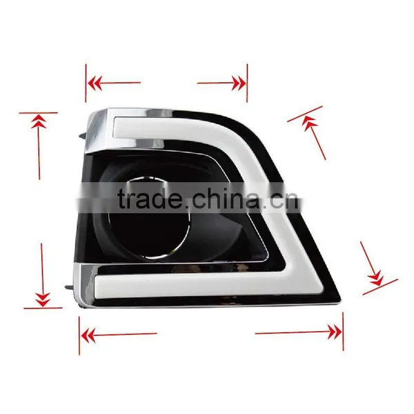 New Arrived! 2014-2015 TOYOTA COROLLA GUIDE LIGHT LED DAYTIME RUNNING LIGHT LED DRL FOR COROLLA FOG LAMP WITH TURN SIGNAL photo-3