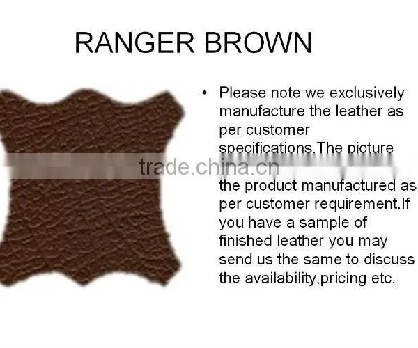 Ranger Print Finish Leather
