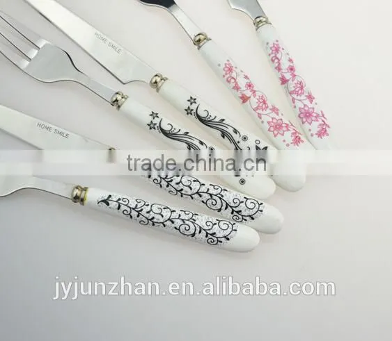 Fruit Fork Knife Sets With Nice Ceramic Handle and Competitive Price photo-2